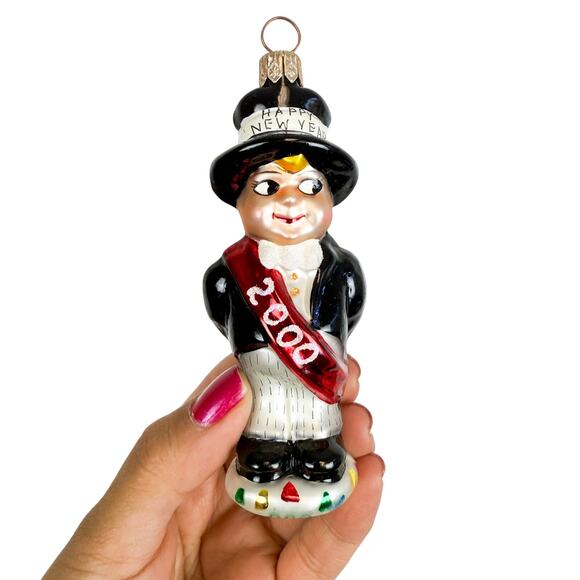 Christopher Radko Countdown Cutie 2000 New Years Glass Christmas Ornament - Picture 1 of 9